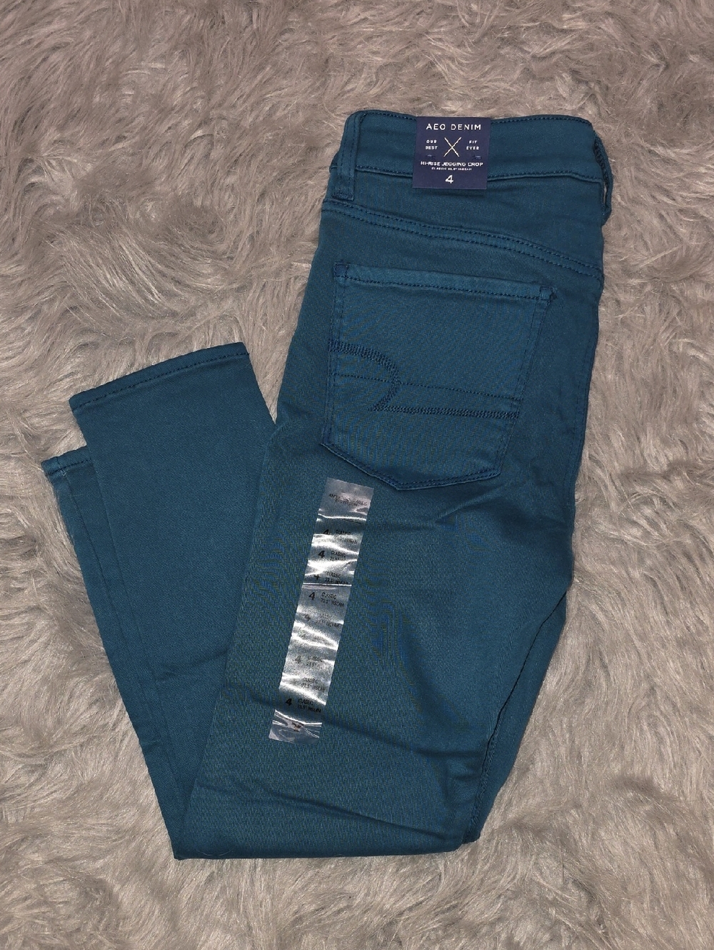 American Eagle Outfitters Teal Skinny Jeans